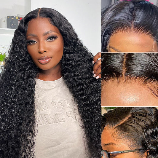 (Closure) RAW Brazilian Water Curls 5x5 HD Closure
