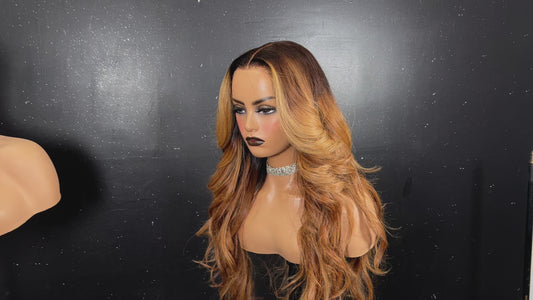 Custom “ADAOBI” 100% glueless wig