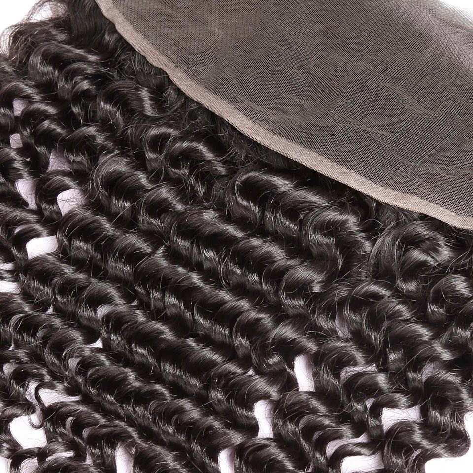 DBLUXE Deep Curly 13”X 6” Lace Frontal