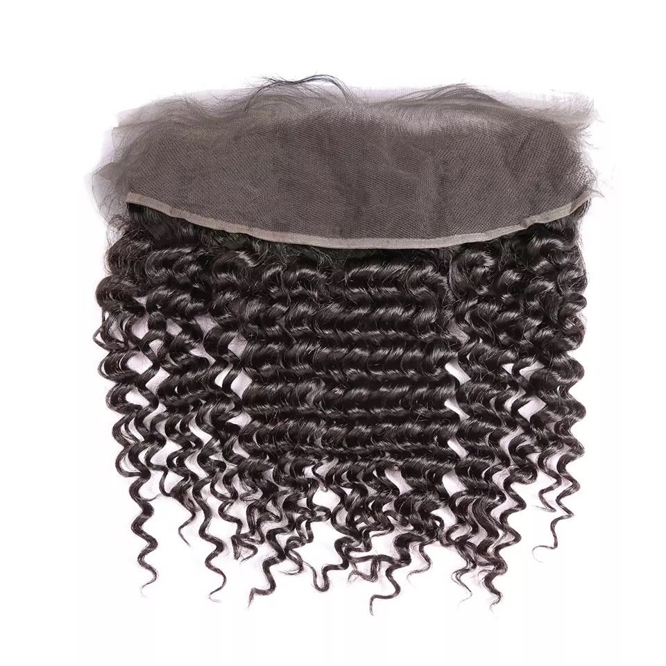 DBLUXE Deep Curly 13”X 6” Lace Frontal