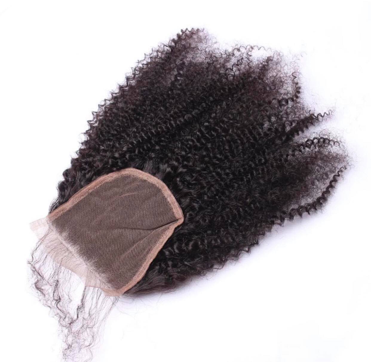 Kinky Curly Swiss Lace Closure